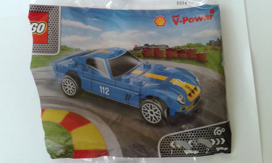 Shell kék ferrari