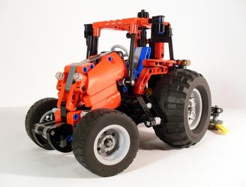Traktor fűkaszával